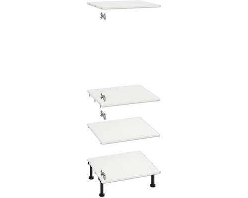 Exemple de montaj pentru o chiuvetă cu console, semi-coloane și picioare