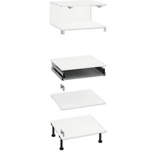Set de mobilier cu sertar și picioare pentru auto-asamblare