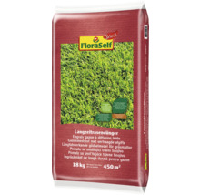 Îngrășământ pentru gazon cu eliberare prelungită FloraSelf în sac de 18 kilograme pentru 450 de metri pătrați de gazon