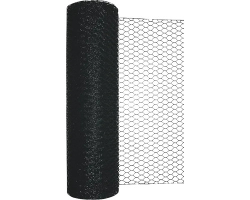 Plasă gard zincată hexagonală Kaiserthal 1 mm 1x25 m verde Rola plasă sârmă