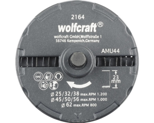 Wolfcraft suport disc abraziv