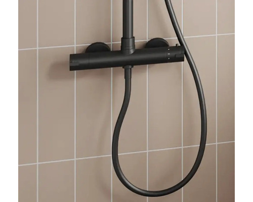 Baterie de duș cu termostat pentru reglarea temperaturii