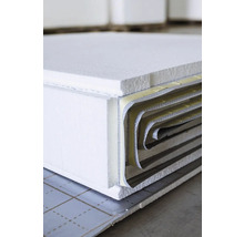 Vizualizare detaliată a încălzirii prin pardoseală cu izolație termică