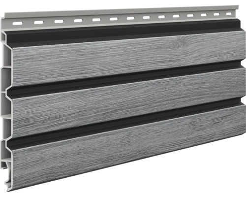 Panou fațadă ventilată VOX Solvo V-B Grey Oak 3 m Placă de fațadă cu structură de lemn