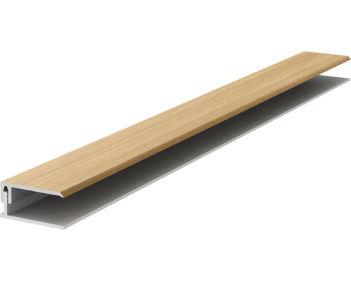 Profil superior panou fațadă ventilată FS252 Cedar 3 m Plintă cu decor de lemn