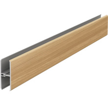 Profil din aluminiu cu decor de lemn