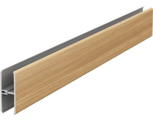Profil H panou fațadă ventilată FS282 Cedar 3 m Profil din aluminiu cu decor de lemn