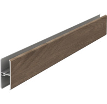 Profil din aluminiu cu aspect de lemn