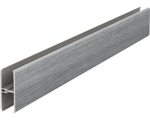 Profil H panou fațadă ventilată FS282 Grey Oak 3 m Profil din aluminiu pentru proiecte de construcții