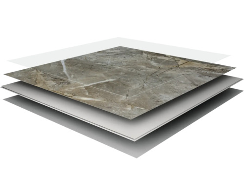 Structura secțiunii transversale a unei plăci de pardoseală