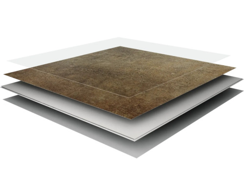 Structura unei pardoseli vinilice