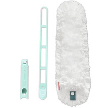 Pămătuful Leifheit cu mâner telescopic și cap interschimbabil