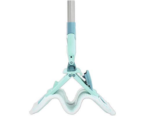 Mop cu mâner telescopic și mecanism de stoarcere