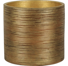 Ghiveci de flori cilindric cu caneluri orizontale