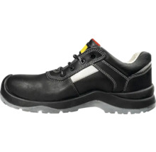 Încălțăminte de siguranță neagră cu șireturi și vârf întărit