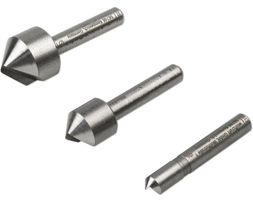 Set zencuitoare pentru lemn Wolfcraft Ø6/12/16 mm, 3 piese