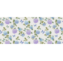 Tapetă cu hortensii și fluturi