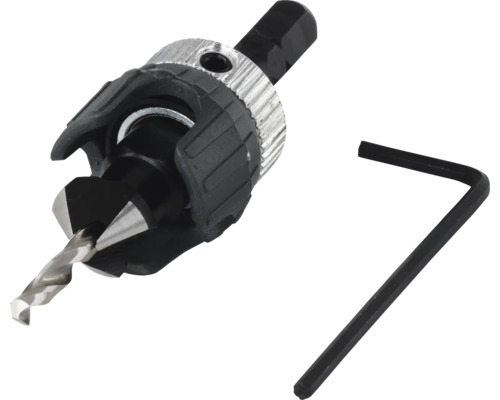 Burghiu cu zencuitor Wolfcraft Ø3,2-12 mm, cu opritor de | HORNBACH