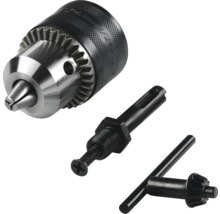 Mandrină de găurit cu adaptor și cheie de mandrină