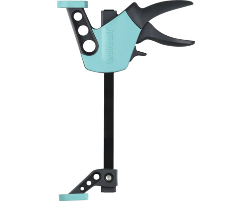 Clește de strângere cu o mână Wolfcraft pentru fixarea pieselor de lucru