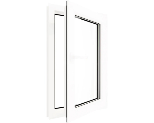 Fereastră din plastic deschisă