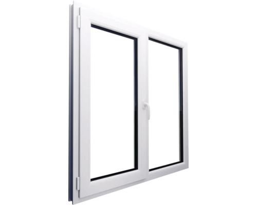 Fereastră din plastic alb cu două canaturi