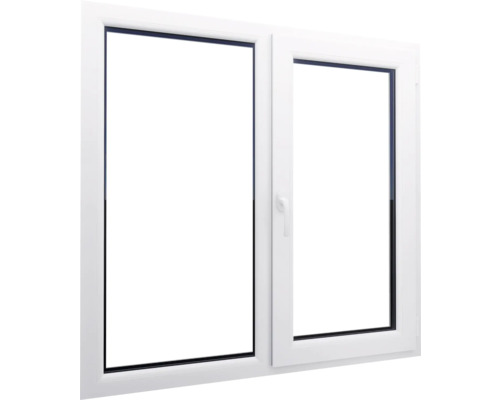 Fereastră cu două canaturi cu mâner