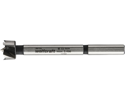 Freză lemn Forstner Wolfcraft Ø15 mm, prindere Ø8 mm | HORNBACH