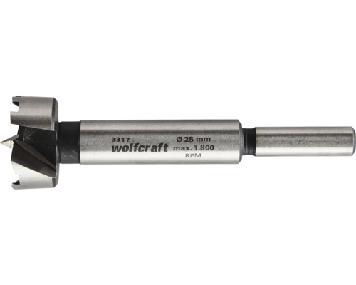 Freză Forstner Wolfcraft Ø25 mm, prindere Ø8 mm | HORNBACH