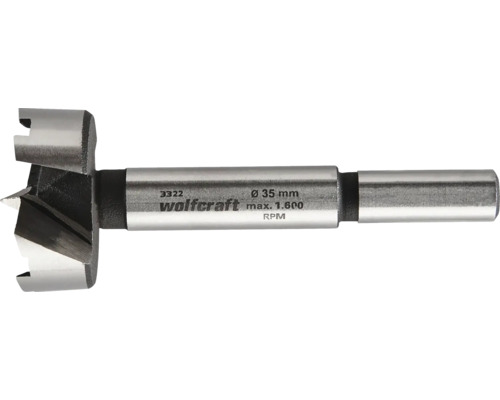 Burghiu Forstner Wolfcraft, diametru 35 mm