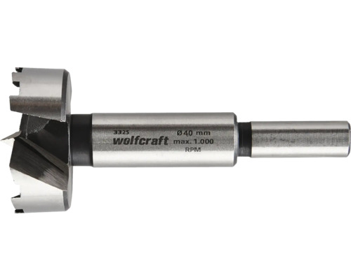 Burghiu Forstner Wolfcraft, diametru 40 mm