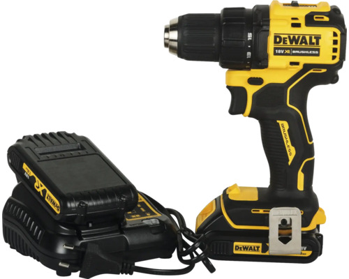 Mașină de găurit/înșurubat cu acumulator cu baterie și încărcător de la DeWalt