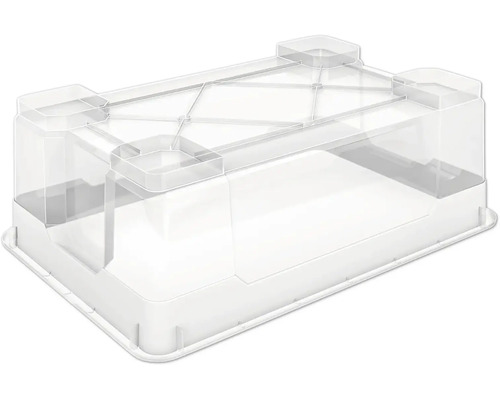 Cutie de depozitare din plastic cu capac transparent