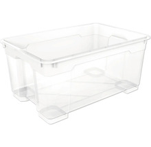 Cutie de depozitare transparentă din plastic