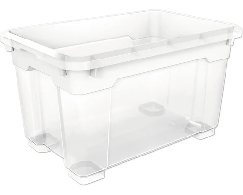 Cutie depozitare plastic fără capac Cargo Point XXS 4,5 L 148x150x236 mm transparentă Cutie transparentă de depozitare din plastic