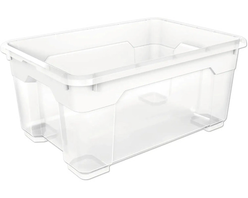 Cutie depozitare plastic fără capac Cargo Point XS 12 L 169x256x368 mm transparentă Cutie de depozitare din plastic