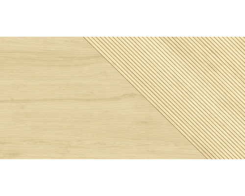 Gresie exterior / interior porțelanată glazurată rectificată Woody Pine 80x160 cm Panou din lemn cu aliniere orizontală și diagonală