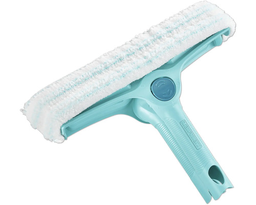 Ștergător geamuri/ferestre Leifheit 3-in-1 280mm, mâner Click-System Racletă pentru geamuri cu husă de ștergere și mâner