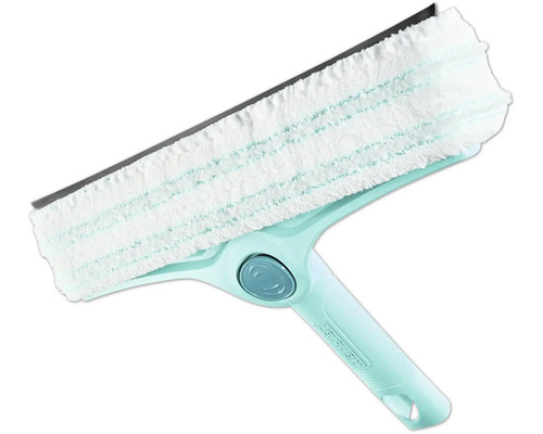 Racletă pentru geamuri cu husă din microfibră și lamă de racletă