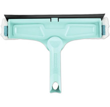 Racletă pentru geamuri cu lamă de cauciuc și husă de ștergere