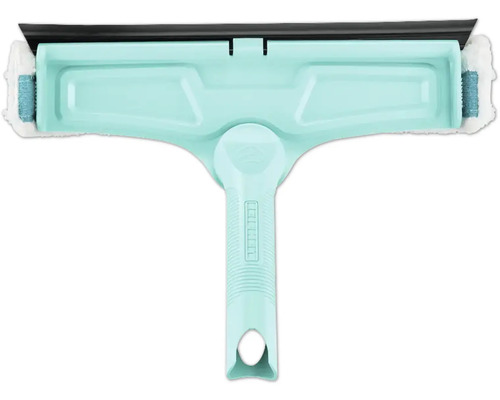 Racletă pentru geamuri cu lamă de cauciuc și husă de ștergere