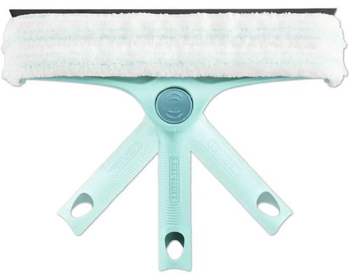 Racletă pentru geamuri cu mâner rotativ și husă de ștergere