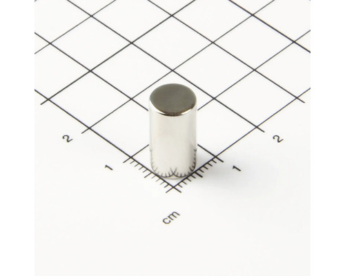 Magnet cilindric pe scară milimetrică