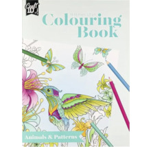 Carte de colorat cu modele de animale și modele