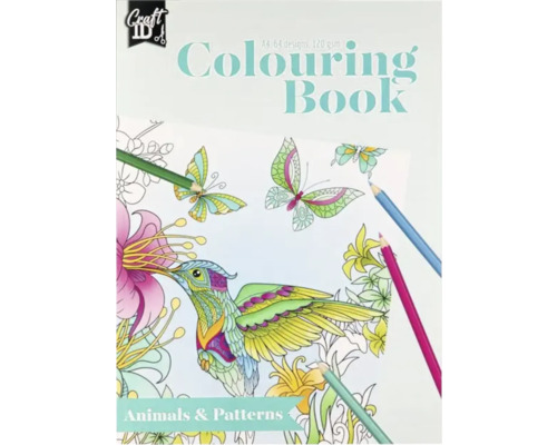 Carte de colorat A4 Animale, 64 modele Carte de colorat cu modele de animale și modele