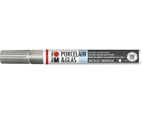 Marker pentru porțelan și sticlă Marabu, Metallic Universal