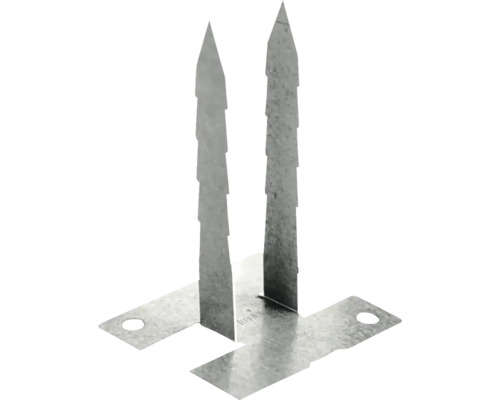 Ancoră de fixare metalică cu vârfuri și găuri