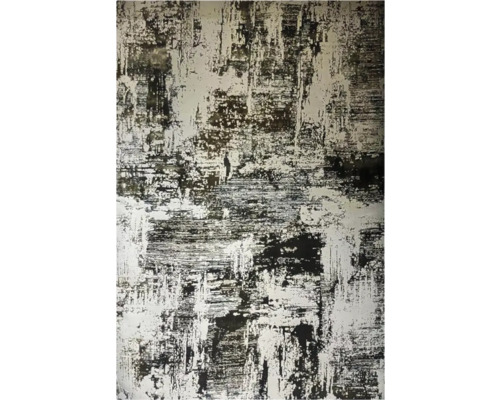 Pictură murală abstractă cu linii orizontale și verticale