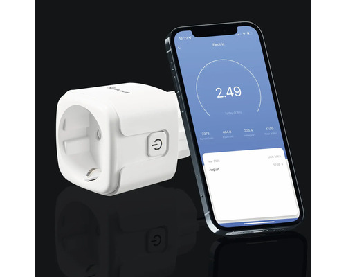 Priză inteligentă cu smartphone pentru controlul consumului de energie