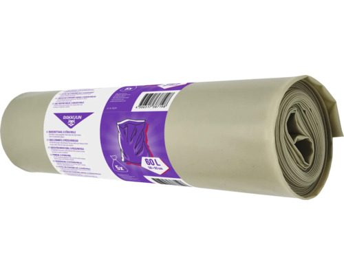 Rulou de saci pentru moloz, 5 bucăți, 60 litri